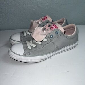 Converse Maddie Slip Junior Sz 5 Youth EU 37.5 Pink Gray Taylor Low Top Sneakers